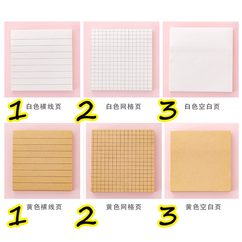 [Mã LIFE0803ALL giảm 10% đơn 0K] Tập 50 tờ giấy dán ghi chú Winzige DIY lên kế hoạch hàng ngày thiết kế đơn giản