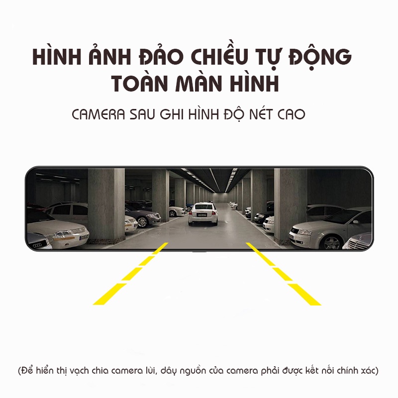 Camera Hành Trình Ốp Gương Cảm Ứng 12 Inch SPW02 | BigBuy360 - bigbuy360.vn