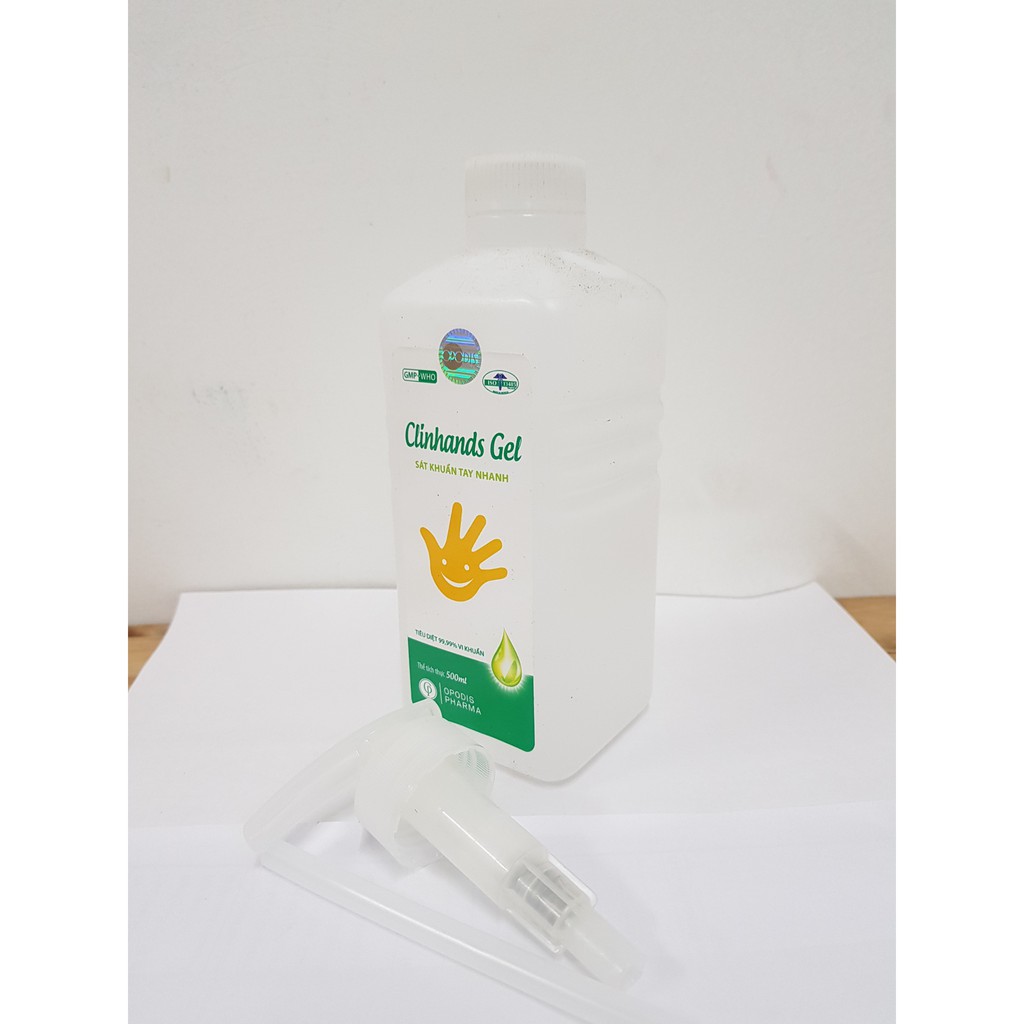 Gel sát khuẩn tay khô CLINHANDS GEL Chai 500ml (OPODIS PHARMA)