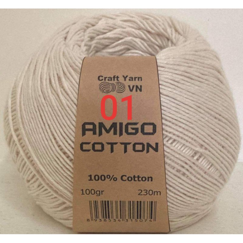 100% Cotton (sợi amigo)