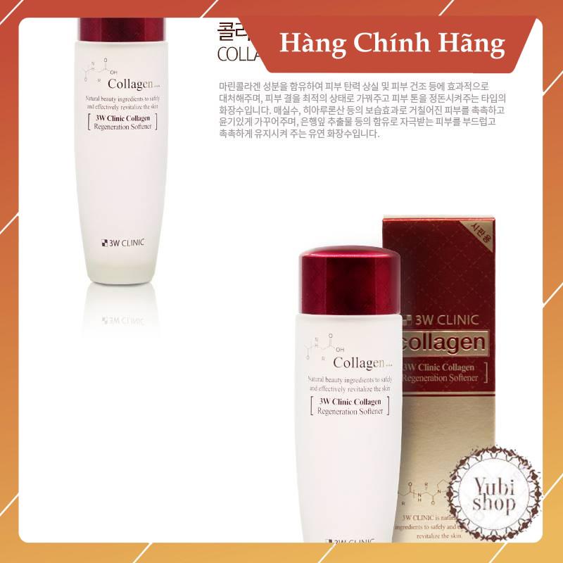 Nước Hoa Hồng Dưỡng Trắng Và Tái Tạo Da 3w Clinic Collagen - Chính Hãng Hàn Quốc - Nước Hoa Hồng 3w Clinic Collagen - KM | BigBuy360 - bigbuy360.vn