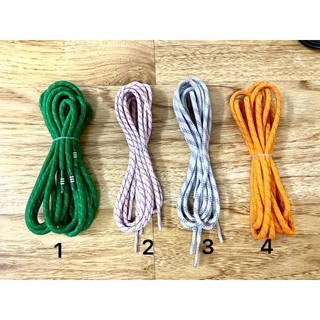 Combo 5 cặp dây giày phản quang bản tròn cho sneaker (màu ngẫu nhiên)