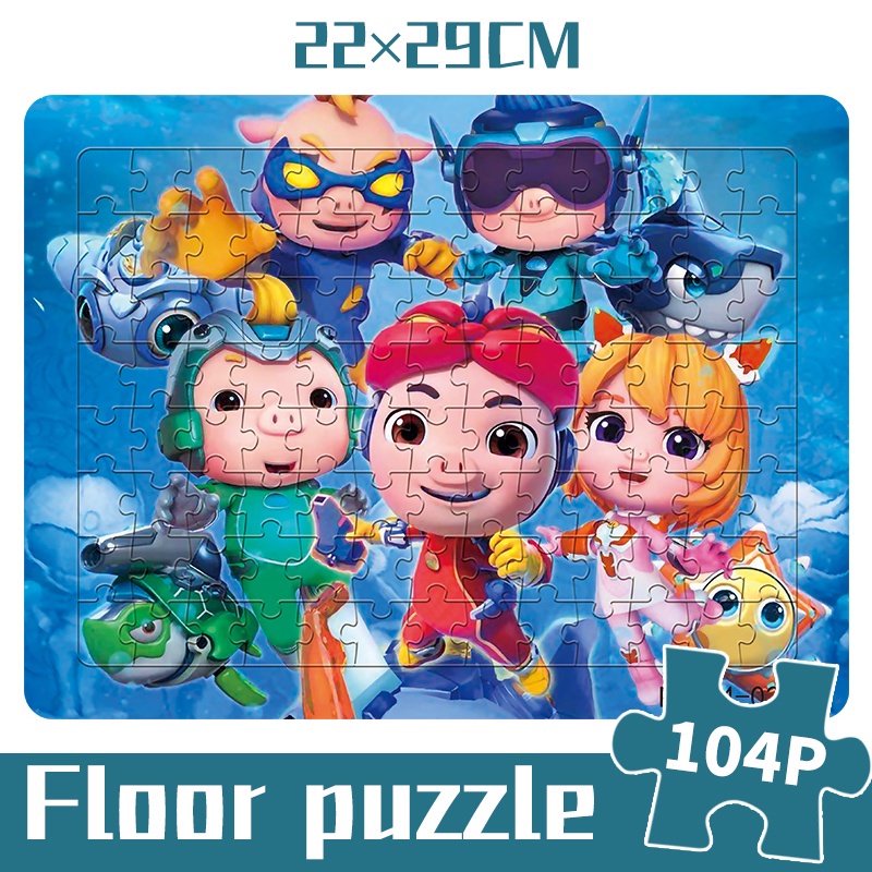 Set đồ chơi xếp hình gồm 104 mảnh ghép cho bé