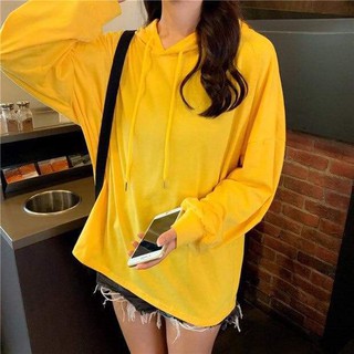 Áo HOODIE BASIC YELLOW Vàng Trơn UNISEX
