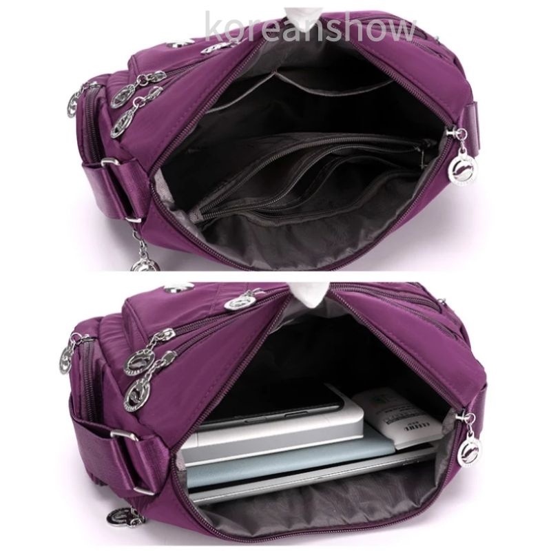 Túi Đeo Chéo Nữ Vải Canvas Chống Nước Thời Trang túi xách nữ-76