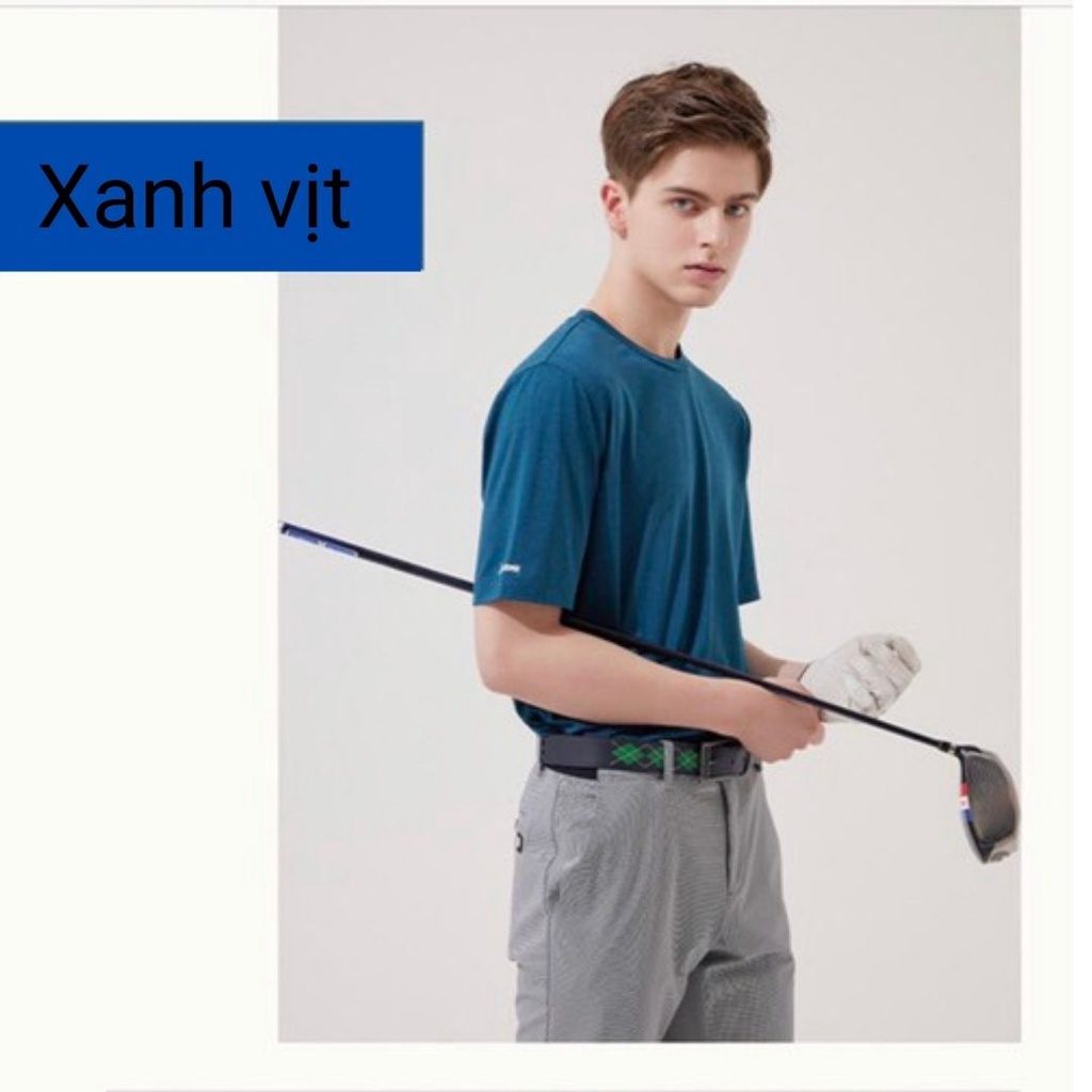 Áo thun nam áo phông cộc tay cổ tròn thể thao xuất Hàn AN225