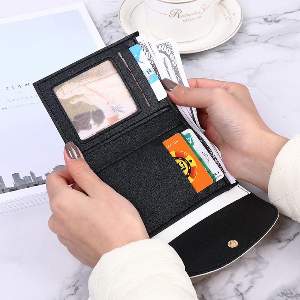 FORBETTER Ví Đựng Tiền Xu Họa Tiết Caro Phong Cách Retro Cho Nữ Giá Đỡ