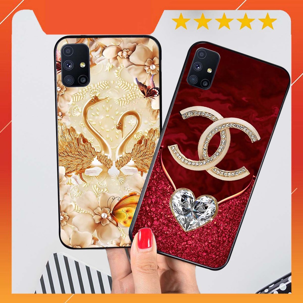 Ốp lưng Samsung M51 in hình hoa xinh xắn, hiện đại , thời trang ,phong cách