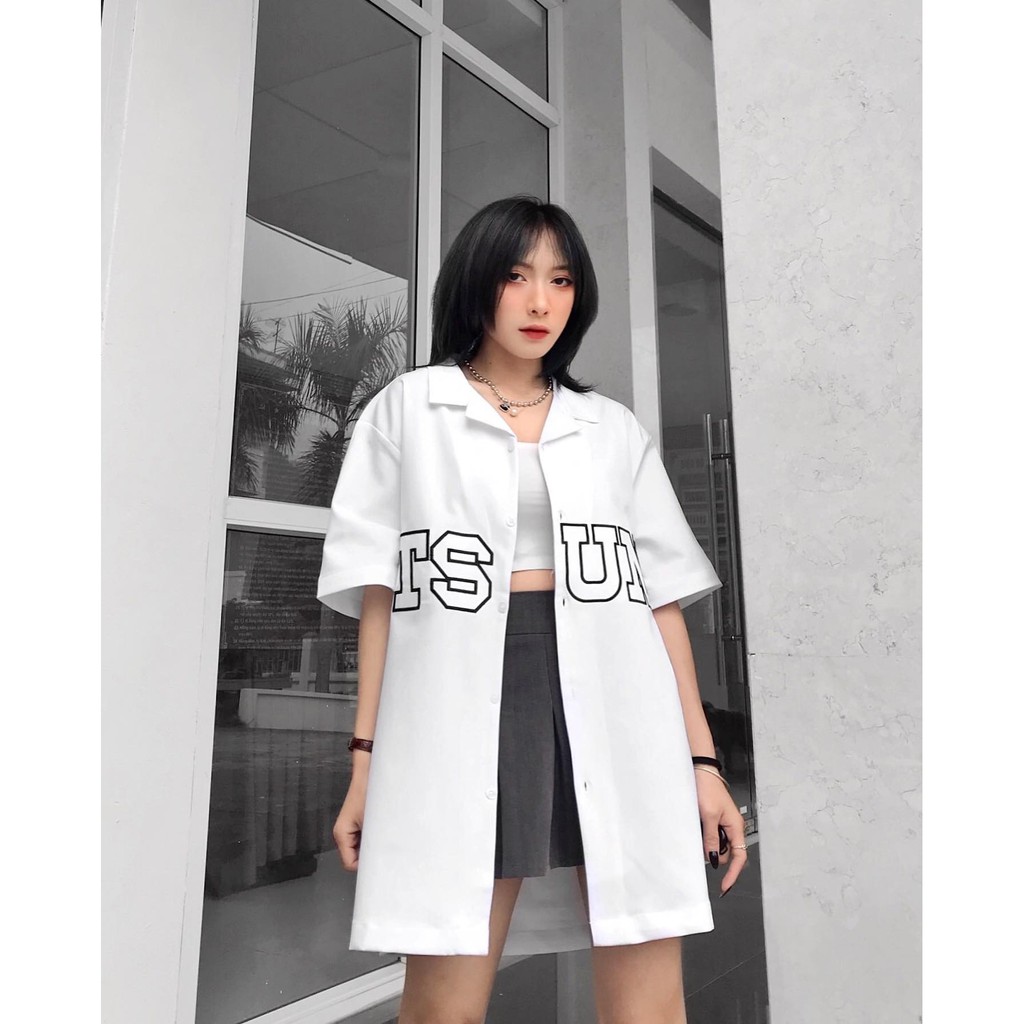 Áo Sơ mi TSUN Basic Shirt - Trắng - Unisex