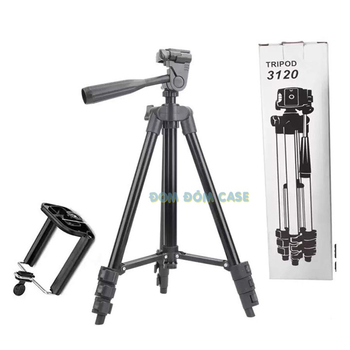 Gậy Tripod 3 Chân 3120, Giá Đỡ Điện Thoại Quay Phim Chụp Ảnh Live Stream