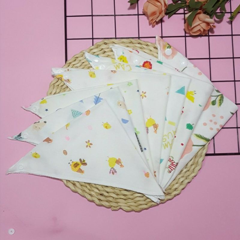 Yếm cúc bấm/Yếm xô xuất Nhật cho bé trai bé gái