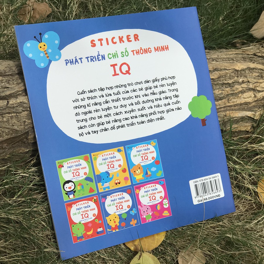 Sách - Sticker Phát triển chỉ số thông minh IQ dành cho trẻ 2-6 tuổi - Tập 5