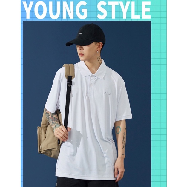 TH-ÁO POLO CỔ BẺ LINING 3M CHO NAM