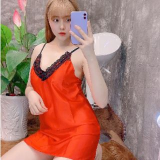 Váy ngủ sexy phi lụa phối ren dáng xuông cực đẹp