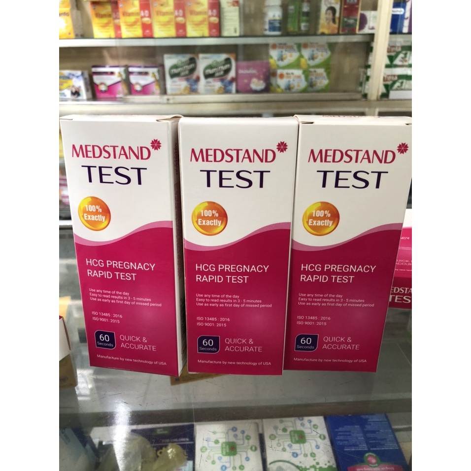 Que thử thai Medstand, chính xác 100% sau 60 giây