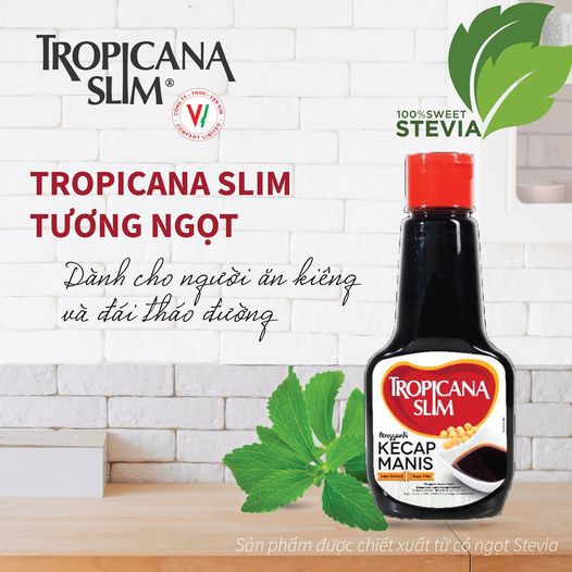 Nước Tương Ngọt Ăn Kiêng Tropicana Slim ( 200ml) Dành Cho Người Ăn Kiêng Và Tiểu Đường