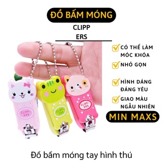 Bấm móng tay - Dụng cụ bấm móng tay, móng chân hình thú dễ thương - Giao màu ngẫu nhiên 2659