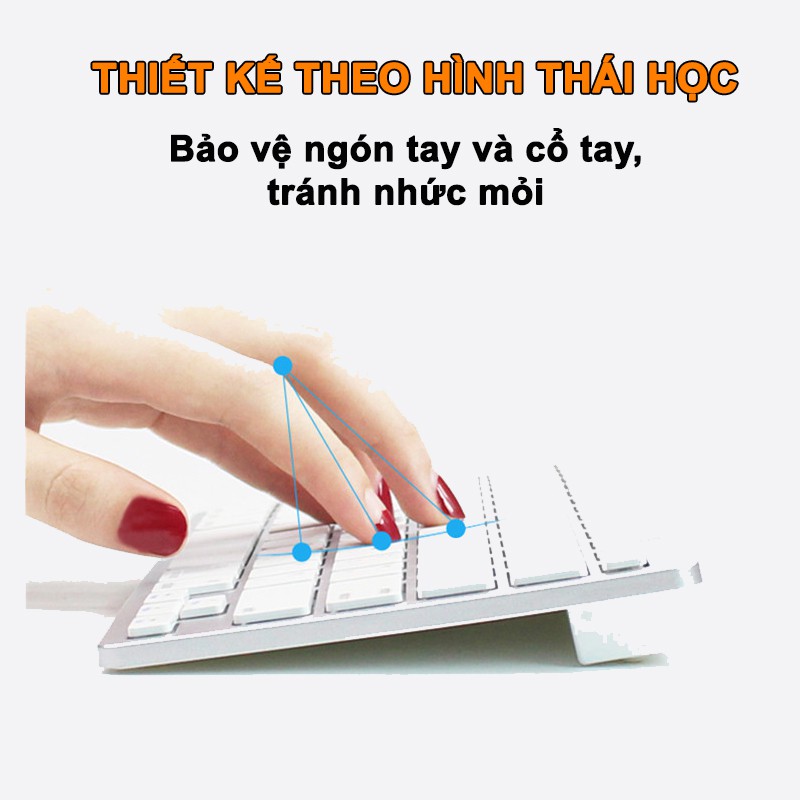 [ BH 6 THÁNG] Bàn phím bluetooth Smart Keyboard - Siêu mỏng, nhỏ gọn - Kèm miếng lót chuột cho điện thoại, laptop | WebRaoVat - webraovat.net.vn