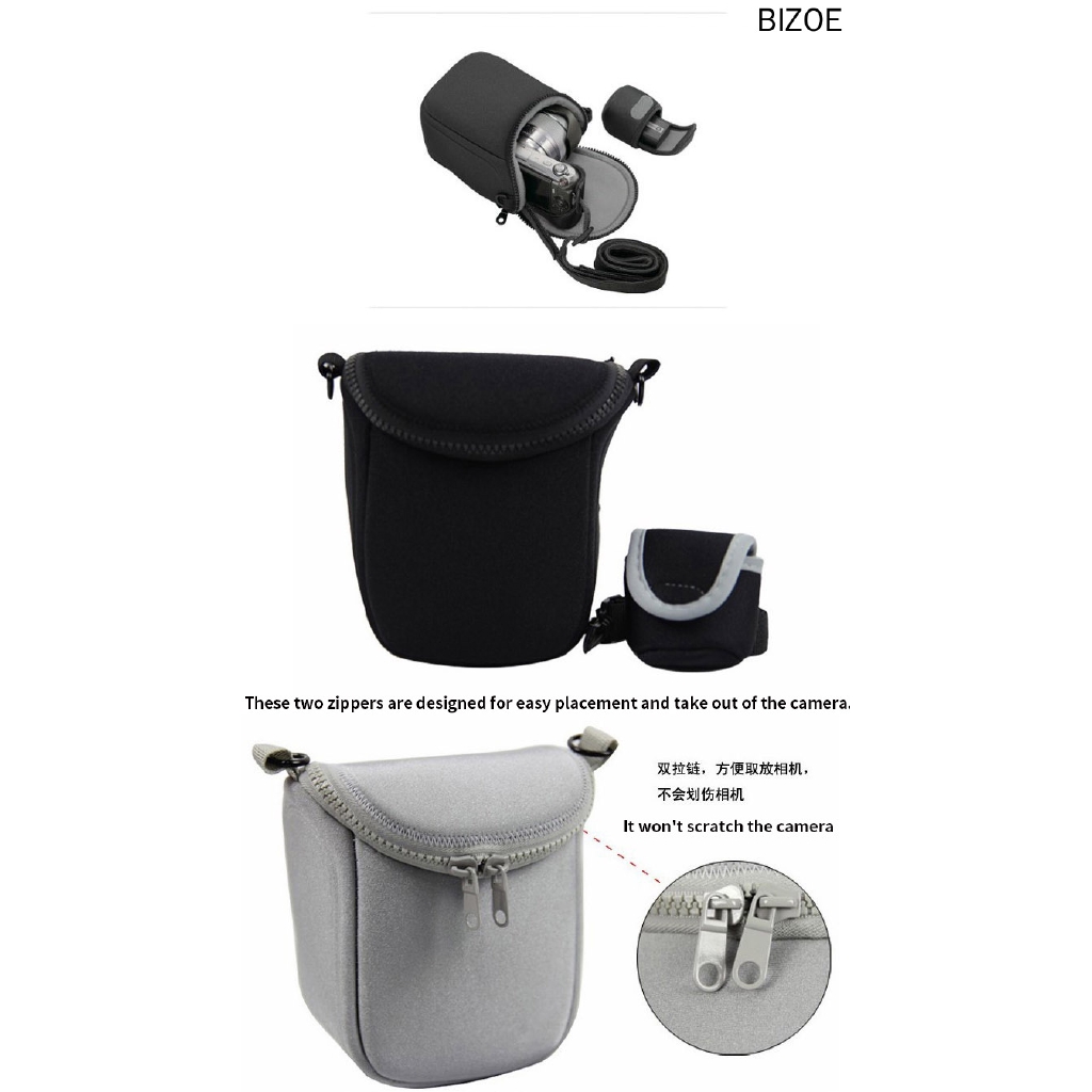 Túi Đựng Máy Ảnh Panasonic GF5 GF6 GF7 GF8 GF9 GF10 GX7 GX80 GX85 Lumix GX8 LX100 LX7 LX5 LX3 GM1 GM2 GM5 Kèm Dây Đeo