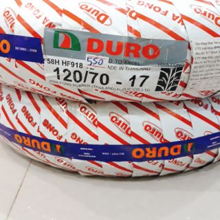 Vỏ 120/70-17 duro thái lan