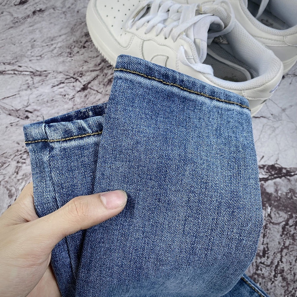 Quần jean nữ NEYUJEANS Skinny Lưng Cao, Chất Liệu Co Dãn Cao Cấp, Ống Ôm tregging, Dáng Đứng 3 Màu | BigBuy360 - bigbuy360.vn