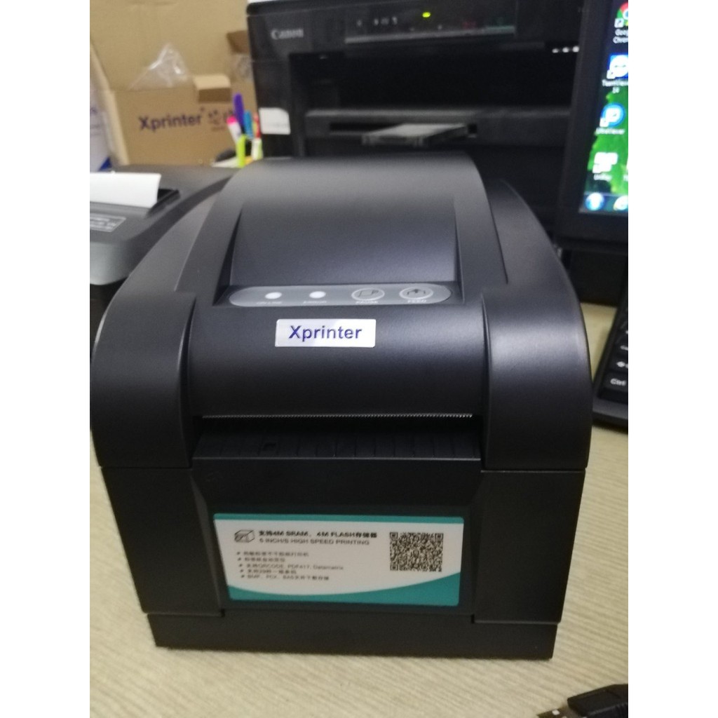 Máy In Mã Vạch XPrinter XP 350B Phần mềm kioviet | WebRaoVat - webraovat.net.vn