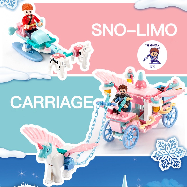 Đồ Chơi Lắp Ráp Friends Mô Hình Lâu Đài Công Chúa Tuyết Công Chúa Băng Giá Đồ Chơi Bé Gái B0789