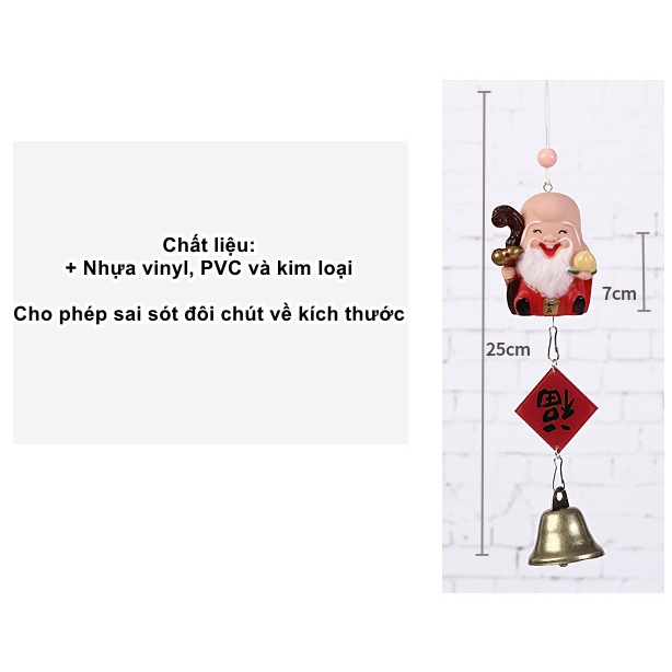Chuông gió ÔNG BÀ TIÊN trang trí siêu dễ thương( giao mẫu ngẫu nhiên)
