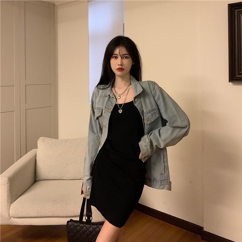 Đầm hai dây ZHELIHANGFEI phối ren xinh xắn thời trang cho nữ