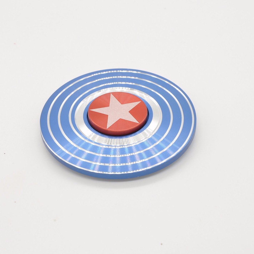 Con Quay Đồ Chơi Spinner Hình Khiên Captain America / Spiderman / Người Nhện / Người Lớn / Trẻ Em