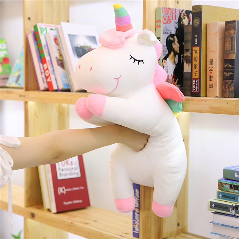 Cute Rainbow Unicorn Stuff Toys Stuffed Doll Plush Pillow Cushion Kids Grils Birthday Gifts