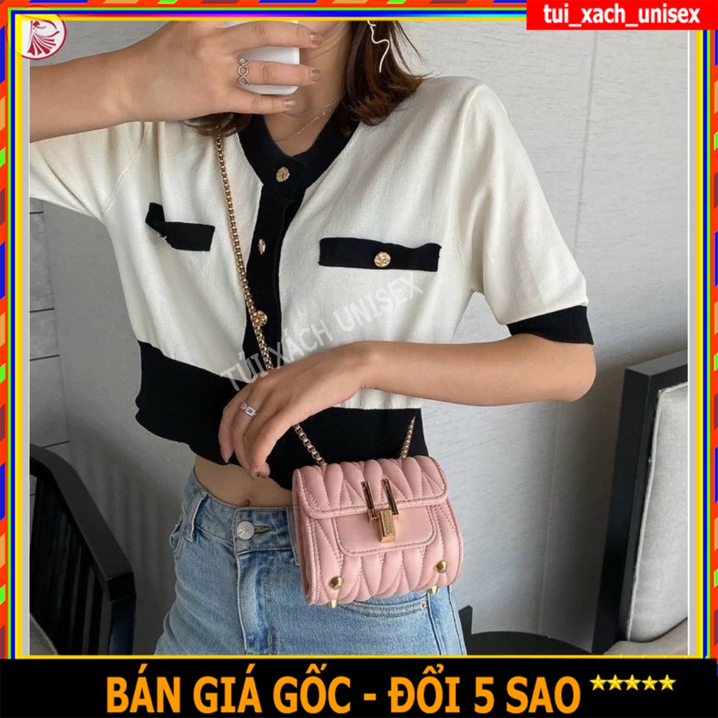 ❤️ MẪU HÓT ❤️ TÚI ĐEO CHÉO MINI NỮ NHIỀU MÀU DÂY ĐEO BẰNG XÍCH HÀNG QUẢNG CHÂU ĐẸP, SIZE 16X12CM