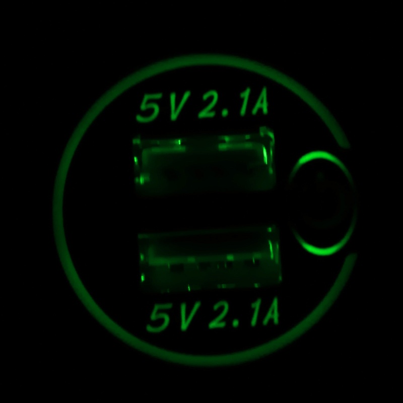 Tẩu Sạc Hai Cổng USB 12V-24V Chuyên Dụng Cho Xe Hơi Xe Máy