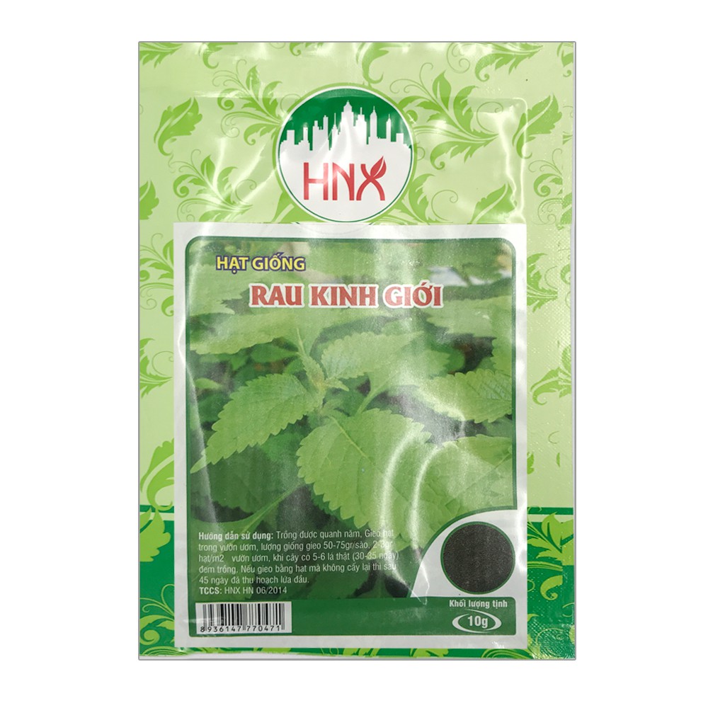 Hạt Giống Rau Kinh Giới Gói 10g - HNX