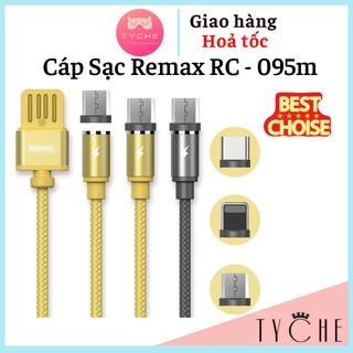 Cáp Sạc Remax RC - 095m Từ Nam Châm Đèn Led - Cáp Android