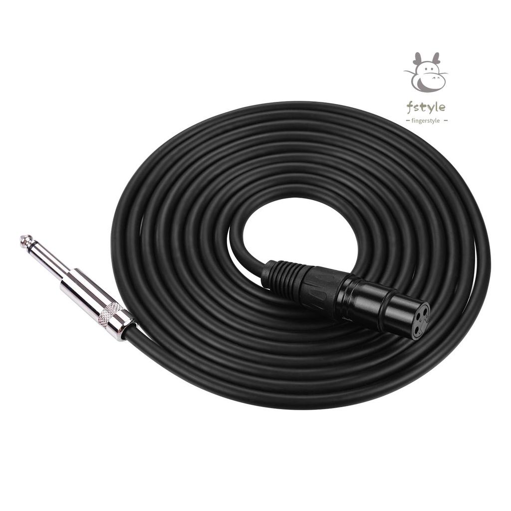 Dây Cáp Âm Thanh Chuyển Đổi Từ Cổng Xlr Sang Cổng 1 / 4 Inch Ts Mono 3m / 9.8ft Chuyên Dụng Chất Lượng Cao