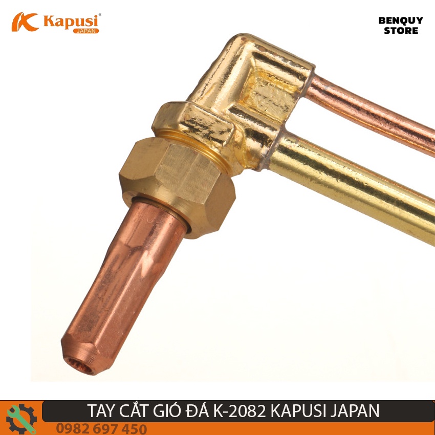 TAY CẮT GIÓ ĐÁ K - 2082  KAPUSI JAPAN-ĐÈN CẮT GIÓ ĐÁ - TAY CẮT HƠI KHÍ, CẮT KIM LOẠI DÙNG KHÍ OXY-GAS LÀ CHỦ YẾU