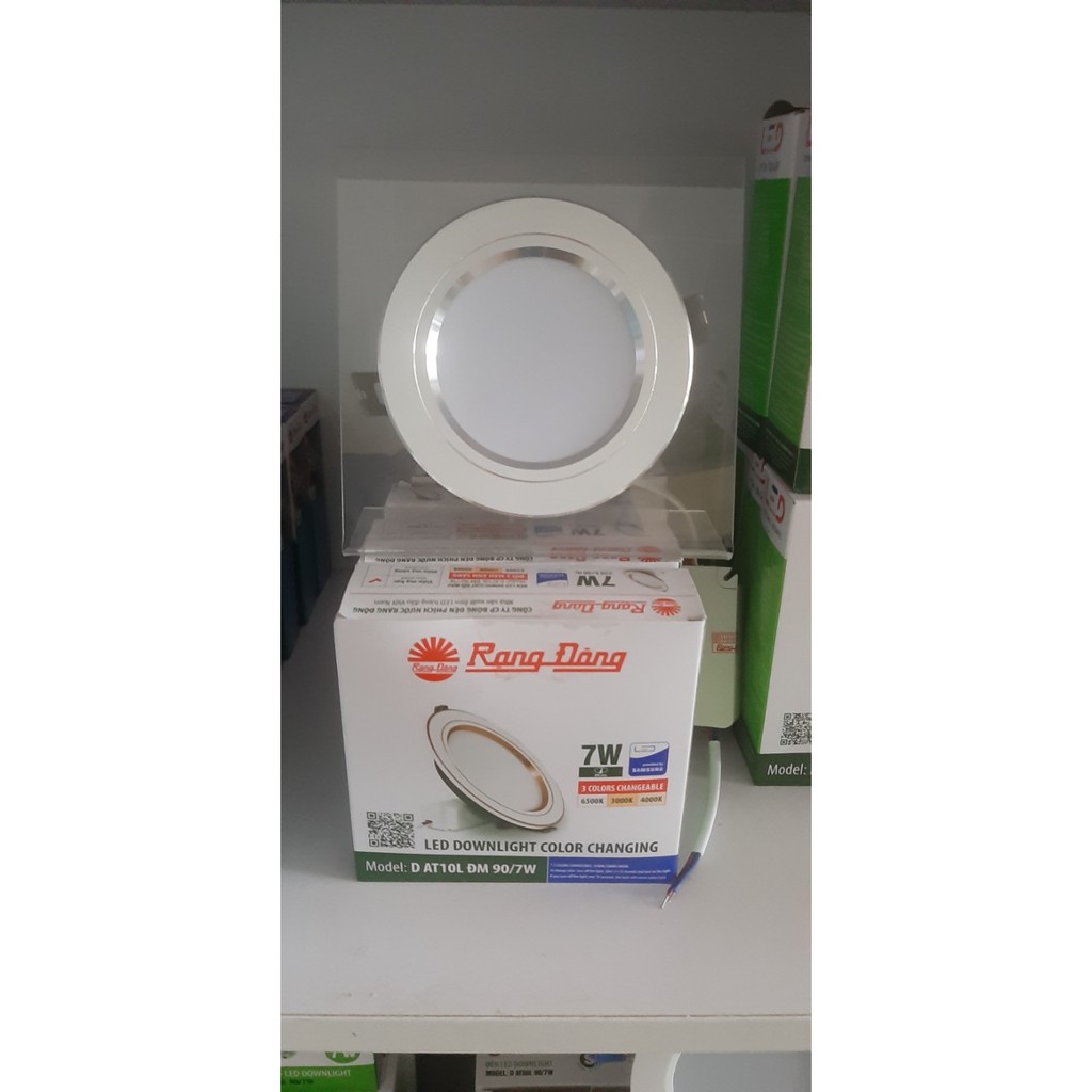 Đèn LED Âm trần Downlight Đổi màu 3 chế độ Rạng Đông 7W - 9W - 12W DAT10L ĐM - BH 2 năm | BigBuy360 - bigbuy360.vn