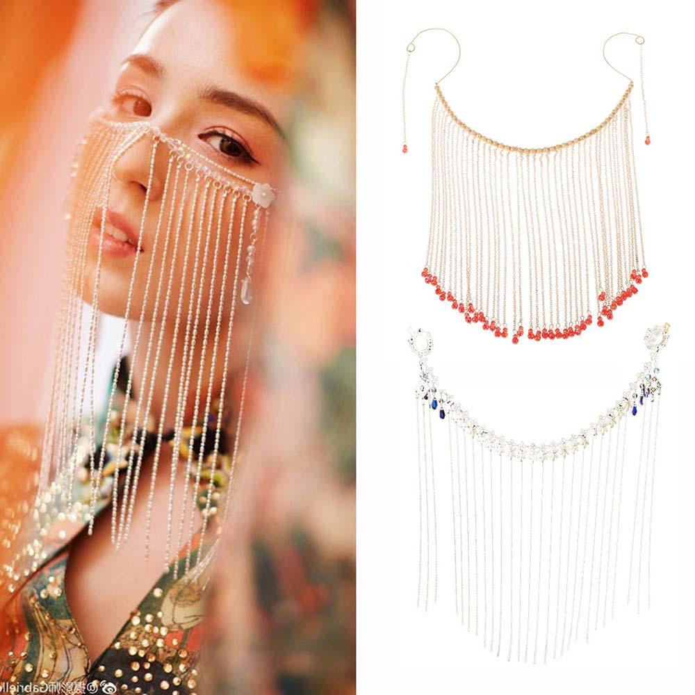 Danilo Phụ Kiện Cài Tóc Phối Chuỗi Hạt Phong Cách Hanfu Cổ Điển