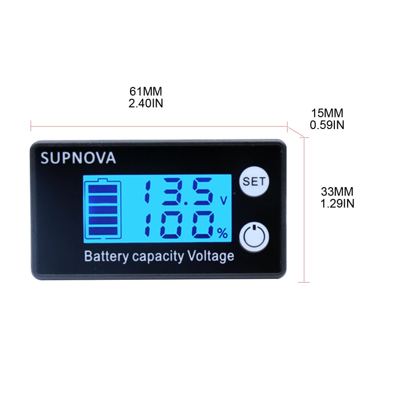 Đồng Hồ Đo Điện Áp Có Màn Hình LCD DC7-68V Chuyên Dụng Cho Y Tế