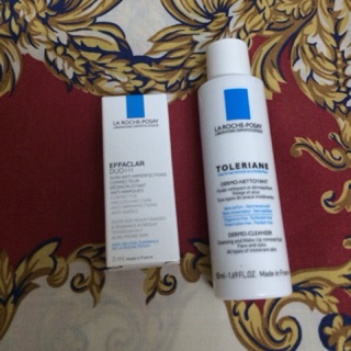 SRM và tẩy trang Toleriane Dermo Cleaser tặng kèm kem dưỡng La Roche Posay Effaclar Duo