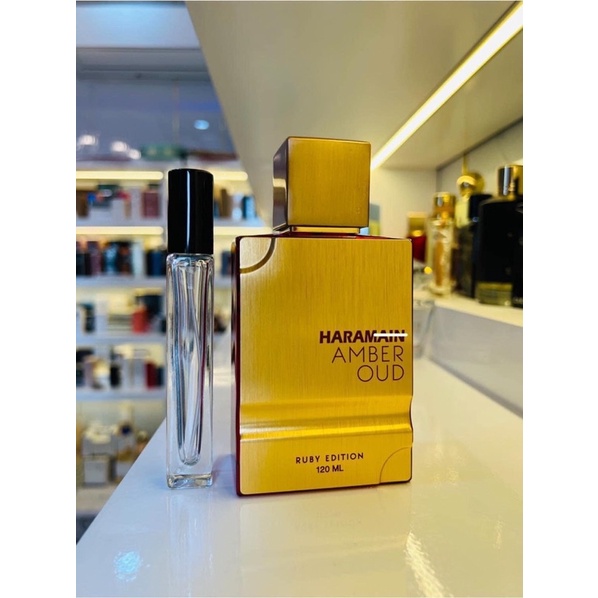 Nước hoa Haramain Amber Oud Ruby Edition mẫu thử 10ml