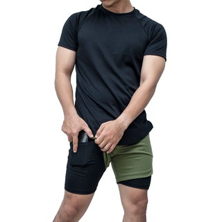 Bộ Quần + Áo Tập Gym Nam 2 Lớp - Quần Áo Thể Thao 2 Lớp