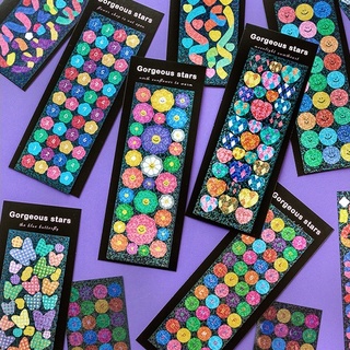 Nhãn dán lấp lánh trang trí điện thoại, toploader, sổ tay dễ thương