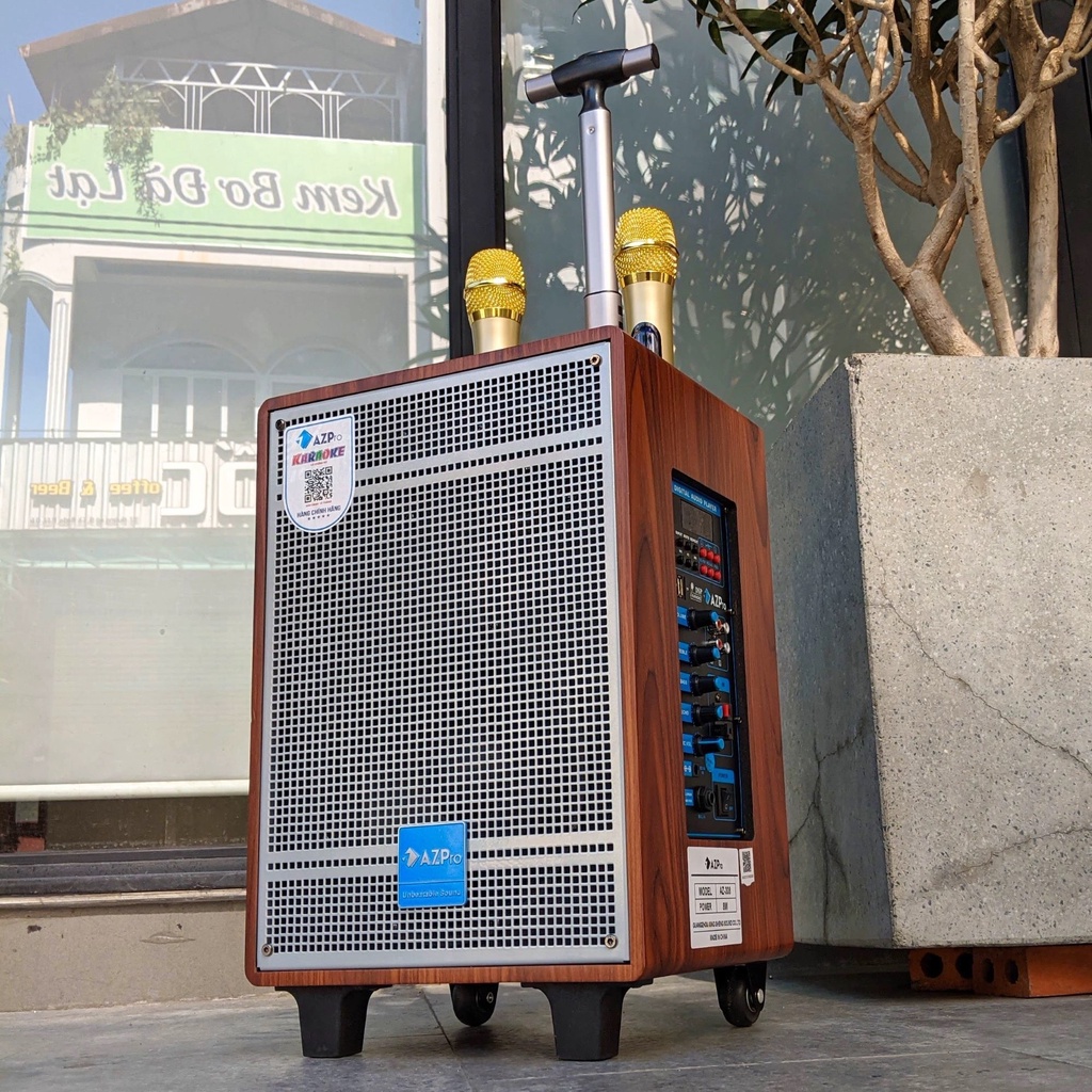 Loa Kéo AZPRO 310 Bass 20 Tặng 2 micro kim loại cao cấp