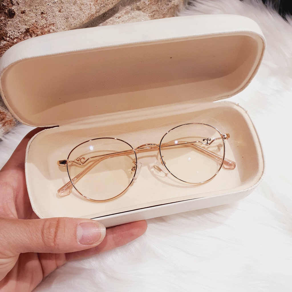 Gọng kính cận kim loại mắt tròn siêu yêu 22
