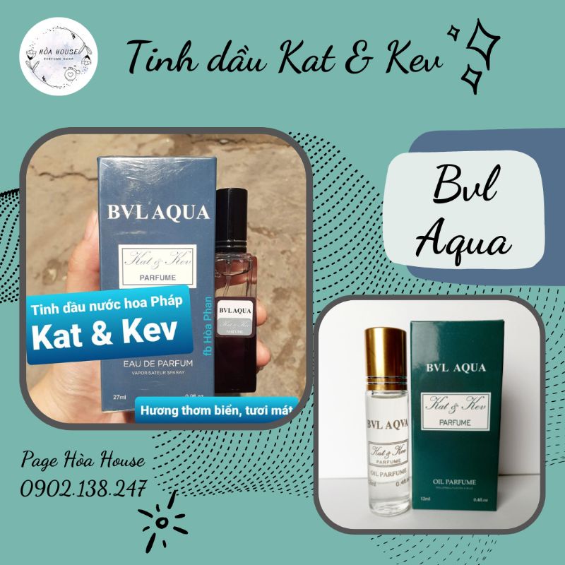 Tinh dầu Nước hoa Kat & Kev - BVL Aqua