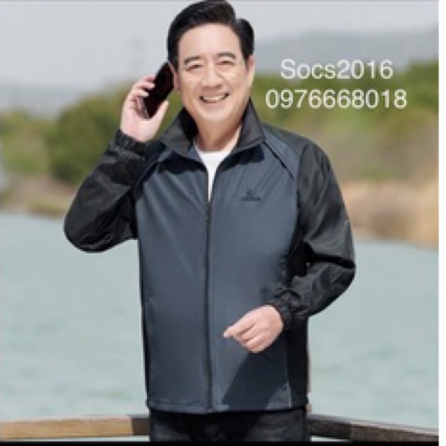 Áo khoác gió quảng châu trung niên cho bố  + ảnh thật