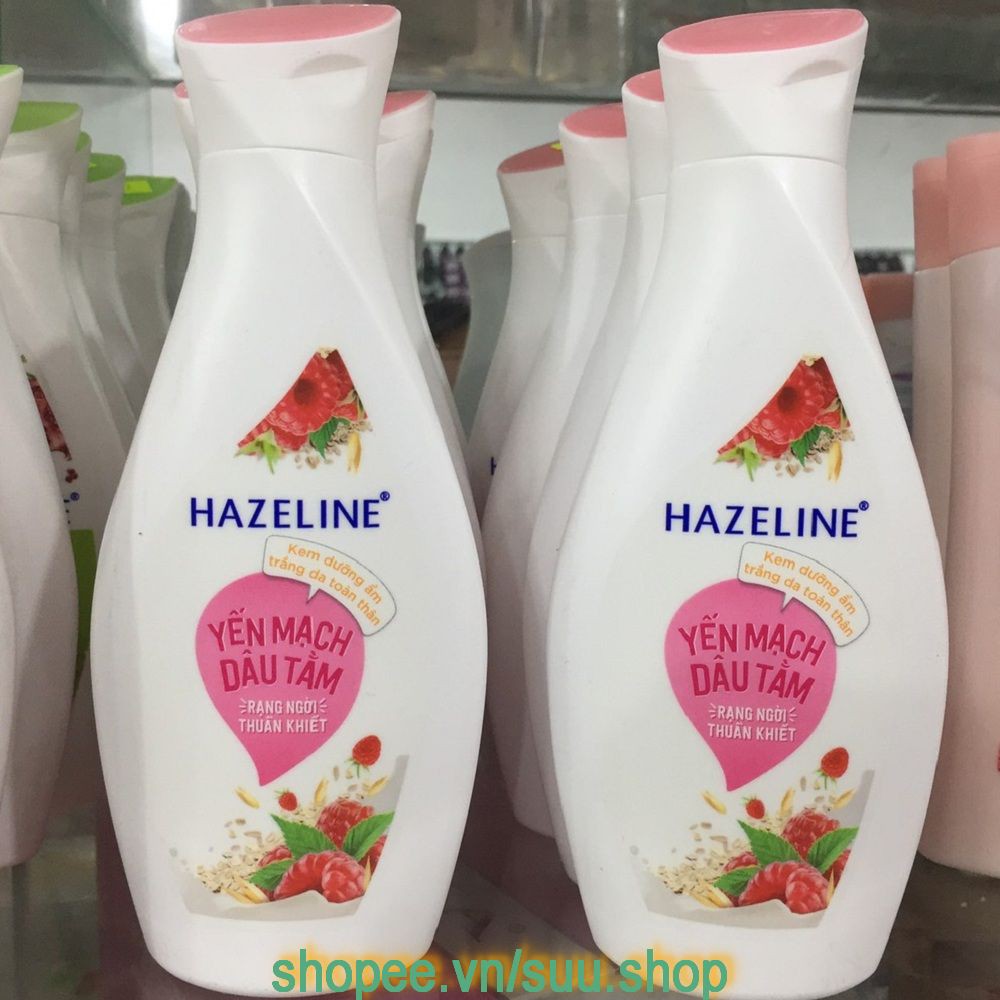 Sữa Dưỡng Thể 230ml Hazeline Dưỡng Ẩm Yến Mạch Dâu Tằm suu.shop cam kết 100% chính hãng