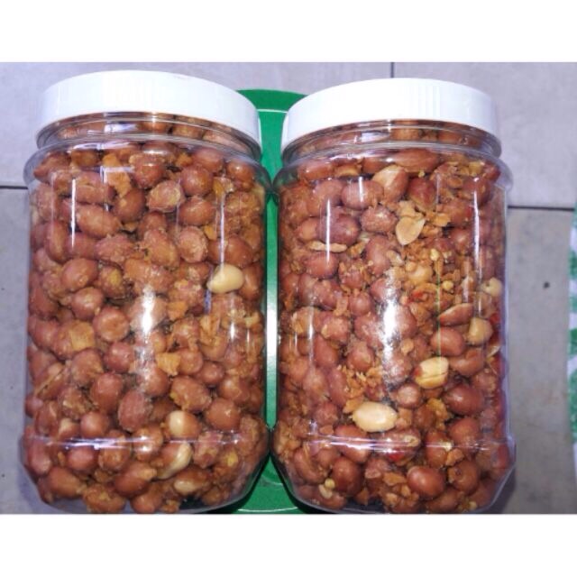 2 hũ đậu phộng rang tỏi ớt (300g/ hũ)